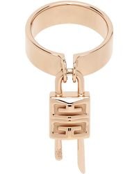 Givenchy - Rose Lock Ring - Lyst