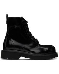 KENZO - Black Paris Smile Boots - Lyst