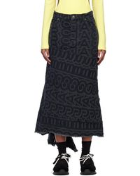 Marc Jacobs - 'the Monogram' Midi Skirt - Lyst