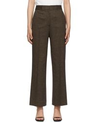 Victoria Beckham - Cropped Flared Trousers - Lyst