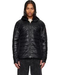 Canada Goose - Blouson Hybridge Lite Noir Rembourré En Duvet À Capuche - Lyst