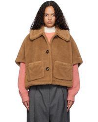 Max Mara - Tan Newterzo Jacket - Lyst