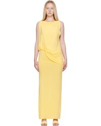 Jacquemus - イエロー La Croisière 'The Peplo' マキシドレス - Lyst