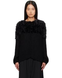 Junya Watanabe - Mole Jersey Hand Knitting Wool Rib Sweater - Lyst