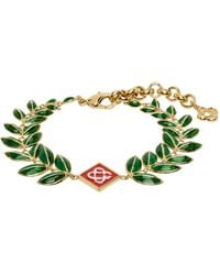 Casablanca - Laurel Leaf Bracelet - Lyst