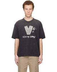 Visvim Jumbo Weller S/S Dmgd Polo in Black for Men | Lyst