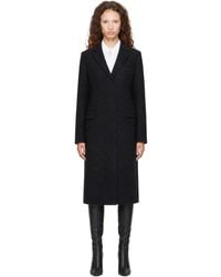 Acne Studios - Double-Breasted Wool Coat - Lyst