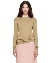 TOTEME - Long-Sleeve Knit Sweater - Lyst