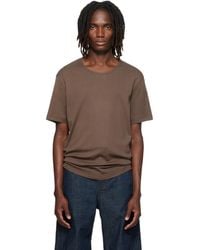 Lemaire - Scoop-Neck T-Shirt - Lyst