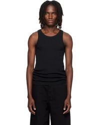 Lemaire - Ribbed Jersey Tank Top - Lyst