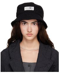 MM6 by Maison Margiela - Teddy Nylon Reversible Bucket Hat - Lyst