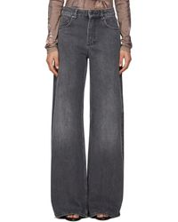Marine Serre - Moon Laser High-Waist Flare Jeans - Lyst