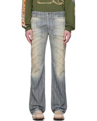 DIESEL - ブルー D-Moorix 09L55 ブーツカット ジーンズ - Lyst