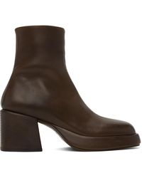 Marsèll - Brown Plattino Boots - Lyst