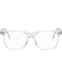 Gucci - Transparent Square Glasses - Lyst