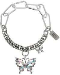 Chopova Lowena - Double Butterfly Carabiner Necklace - Lyst