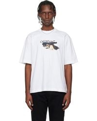 Off-White c/o Virgil Abloh - Paint Arrow Skate Logo T-Shirt - Lyst