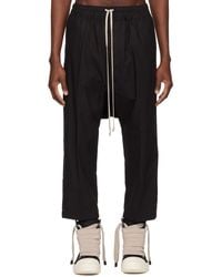 Rick Owens - Temple Drawstring Cropped Trousers - Lyst