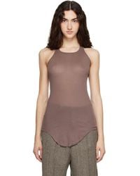 Rick Owens - Tower Basic Rib Tank Top - Lyst