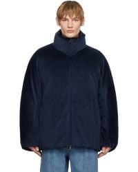 WOOYOUNGMI - Velour High Neck Goose Down Jacket - Lyst