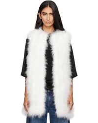 Yves Salomon - Off- Feather Vest - Lyst