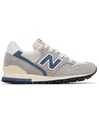 New Balance - Gray & Made In Usa 996 Sneakers - Lyst