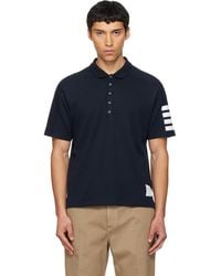 Thom Browne - Milano Cotton 4-Bar Polo - Lyst