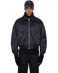 A_COLD_WALL* - Blouson Aviateur Noir À Ourlet Écourté - Lyst
