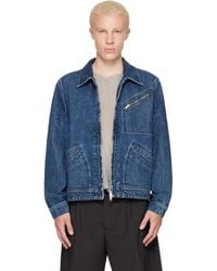 KENZO - Paris Signature' Utility Denim Jacket - Lyst