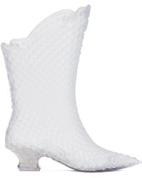 Y. Project - Transparent Melissa Edition Court Boots - Lyst