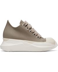 Rick Owens - Taupe Tower Jumbolace Abstract Low Sneaks Sneakers - Lyst