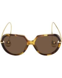 Bottega Veneta - Drop Squared Sunglasses - Lyst