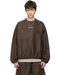 Fear Of God - Signature Modern Crewneck Faux-Suede Sweatshirt - Lyst