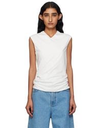 6397 - High V Tank Top - Lyst