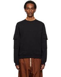 Dries Van Noten - Black Cargo Sweatshirt - Lyst