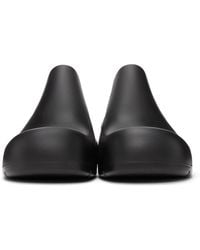 Bottega Veneta - Black Rubber Puddle Loafers - Lyst