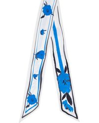 Marni - Floral Print Silk Bandeau Scarf - Lyst