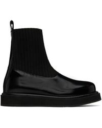By Malene Birger Anna Chunky Boot in Black | Lyst
