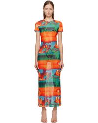 在庫有 MOI EPHEML 20ss DRESS- シルク100% EPHEML シルク100% OPEN