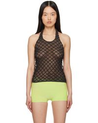 Isa Boulder - Haut Gris En Macramé À Corsage Bain De Soleil - Lyst