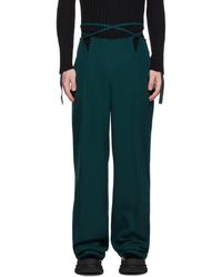 Dion Lee - Green V-wire Trousers - Lyst