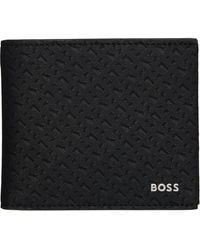 BOSS - Monogram Pattern Wallet - Lyst