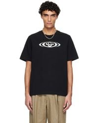 CASABLANCA - Warped Logo Short Sleeve T‑Shirt - Lyst