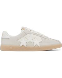 Amiri - Baskets Pacific Gris Et Blanc Cassé En Suède - Lyst