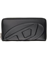 DIESEL - Long Zip Wallet With Embossed Logo - Lyst