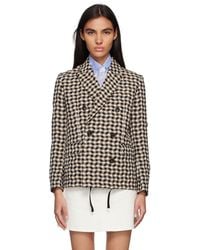 KENZO - Brown Paris Double-breasted Blazer - Lyst