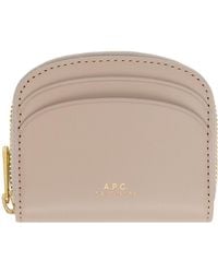 A.P.C. - . Pink Demi-lune Mini Compact Coin Pouch - Lyst