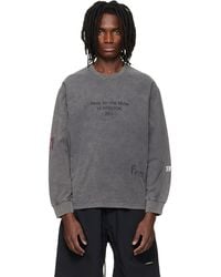 Song For The Mute - 'Scribble' Oversized Crew Neck Pullover T-Shirt - Lyst