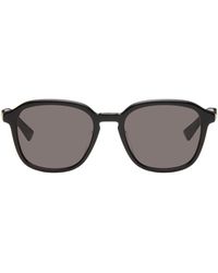 Bottega Veneta - Black Round Sunglasses - Lyst