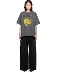Ganni - Banana T-Shirt - Lyst